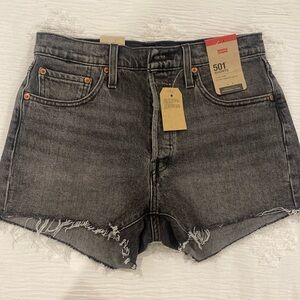 Levi’s 501 shorts, high rise